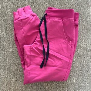 Pink Petite Zamora Jogger Scrub Pants